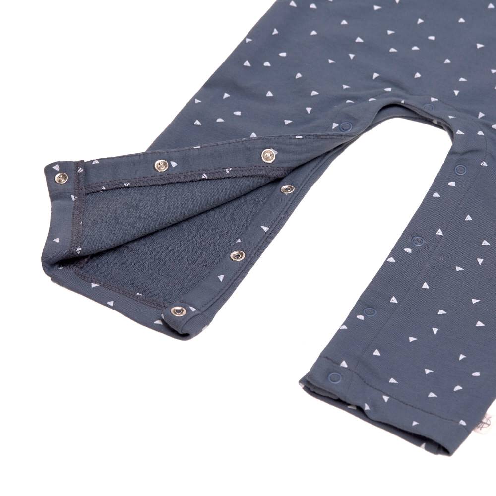 Lässig Strampler, Baby Overall - Bio Baumwolle, Triangle Blau Bestseller