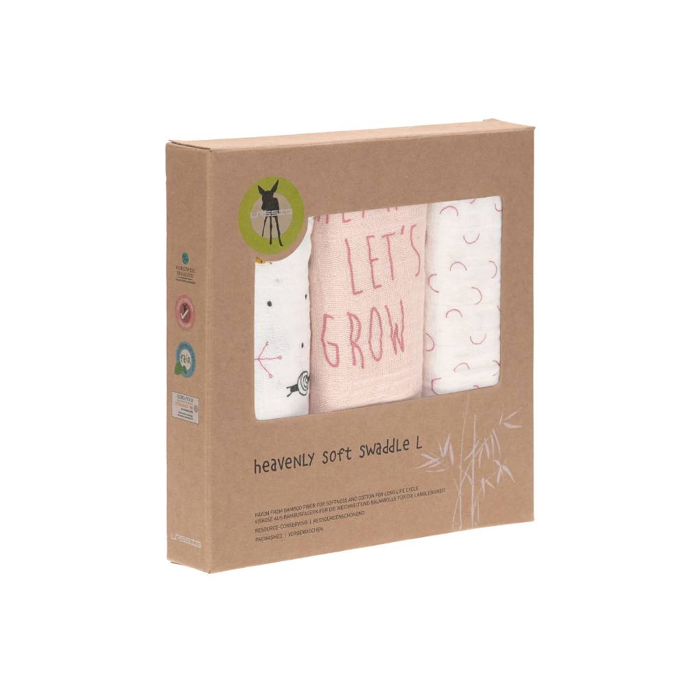 Lässig Mulltücher (3 Stk) - Heavenly Soft Swaddle L, Garden Explorer Schnecke Bis zu 60% Rabatt