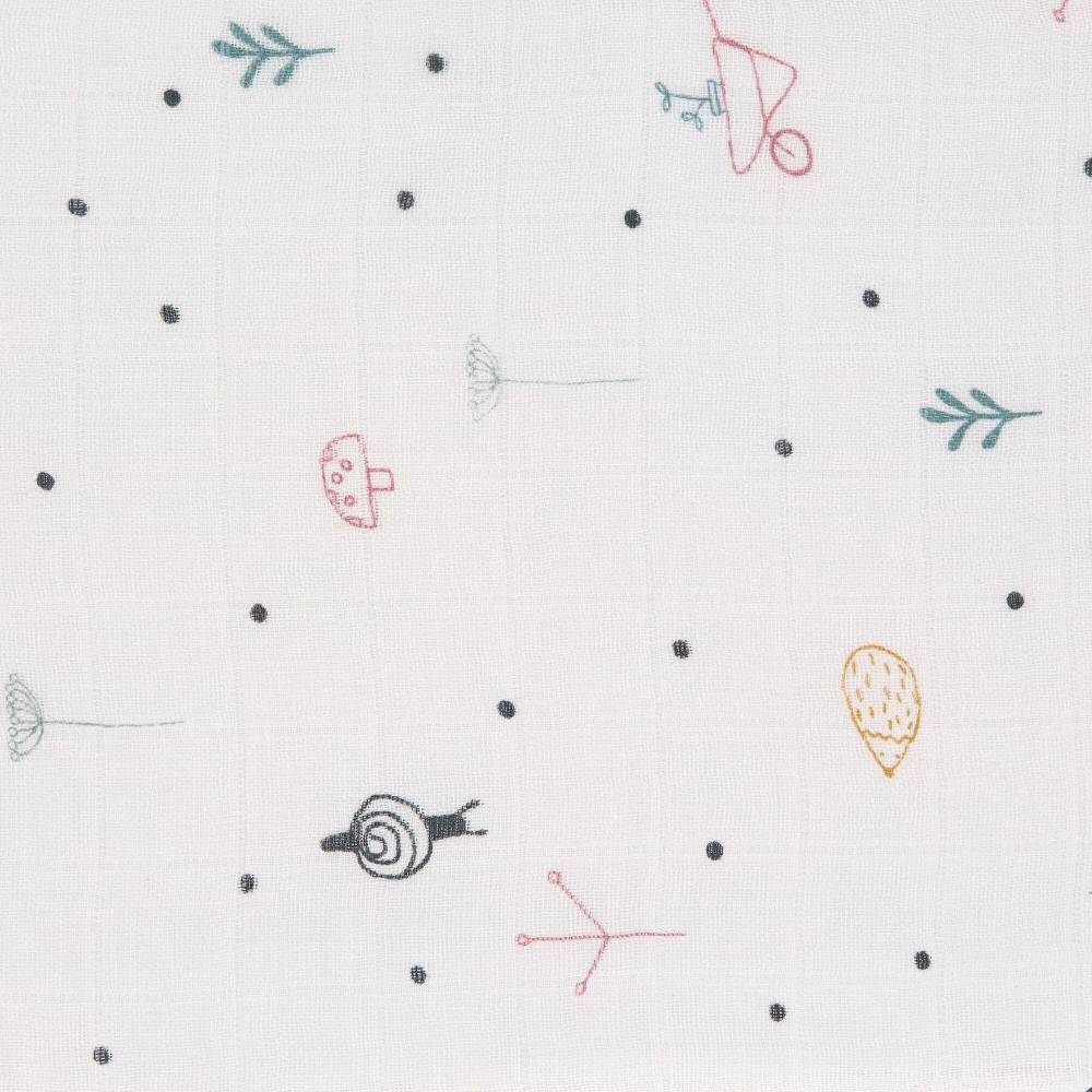 Lässig Mulltücher (3 Stk) - Heavenly Soft Swaddle L, Garden Explorer Schnecke Bis zu 60% Rabatt