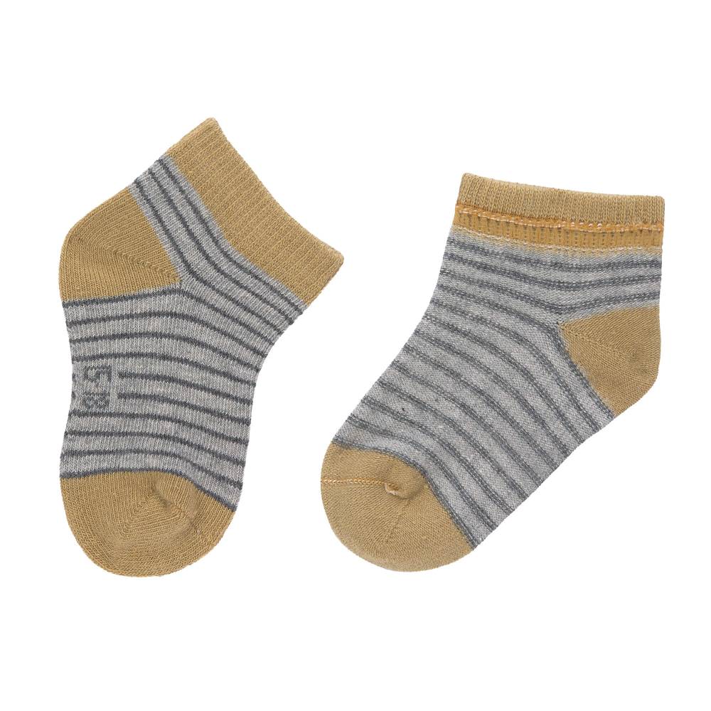 Lässig Kinder Sneaker Socken (3er-Set), Curry Sonderangebot der Fabrik