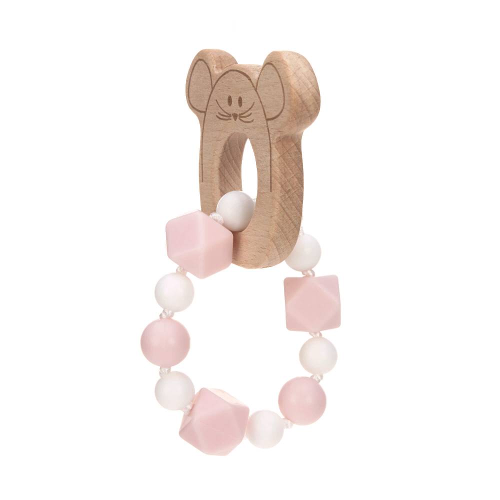 Lässig Greifling mit Beißhilfe - Teether Bracelet, Little Chums Mouse 50% Rabatt mit kostenlosem Versand