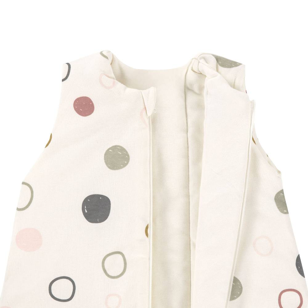 Lässig Kinder Schlafoverall 2,5 TOG, Circles, Weiß Clearance-Verkauf