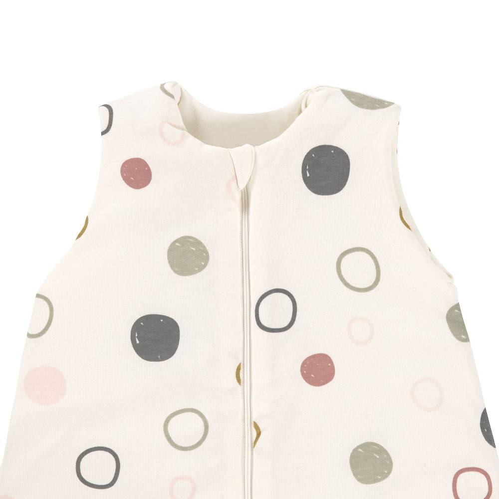 Lässig Kinder Schlafoverall 2,5 TOG, Circles, Weiß Clearance-Verkauf