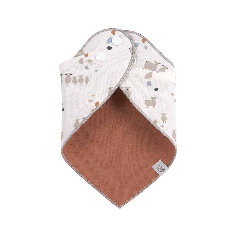Lässig Dreieckstuch Baby (2 Stk) - Bandana, Tiny Farmer Schaf Begrenzt auf 3 Tage
