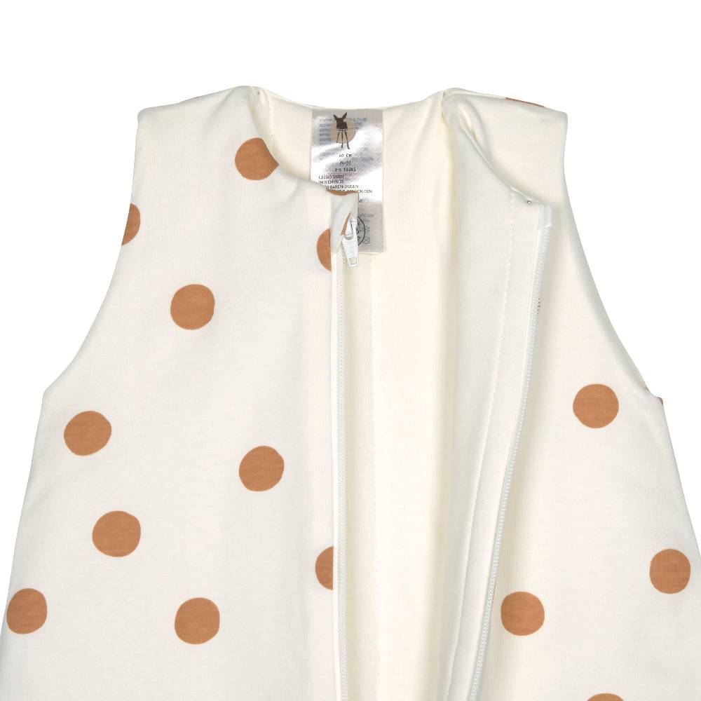 Lässig Kinder Schlafoverall 2,5 TOG, Big Dots, Milky Speichern exportieren