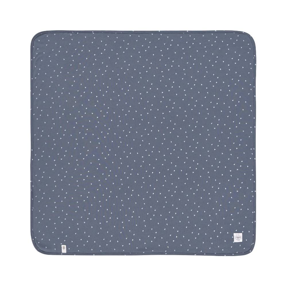 Lässig Babydecke - Bio Baumwolle, Triangle Blue Auslauf