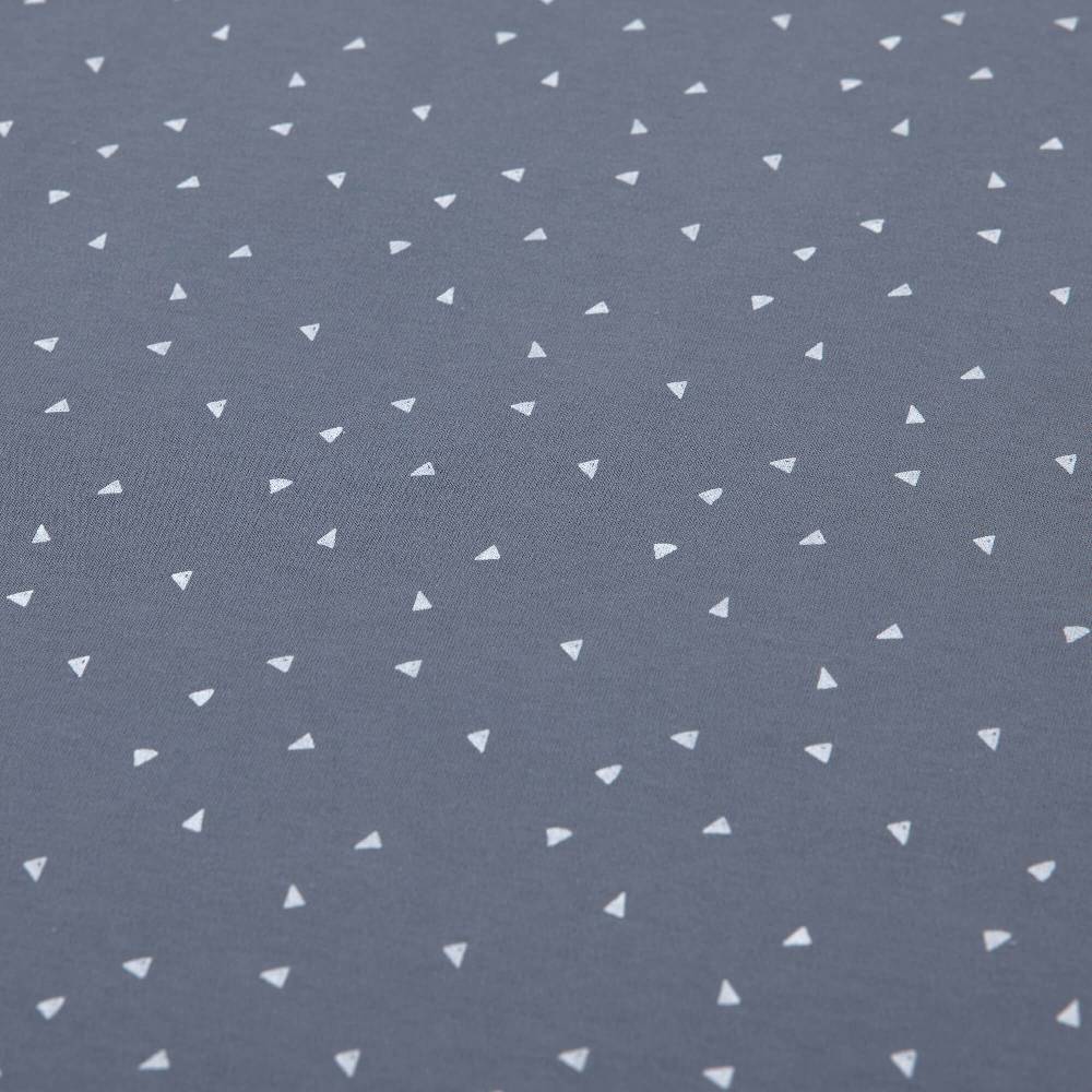 Lässig Babydecke - Bio Baumwolle, Triangle Blue Auslauf