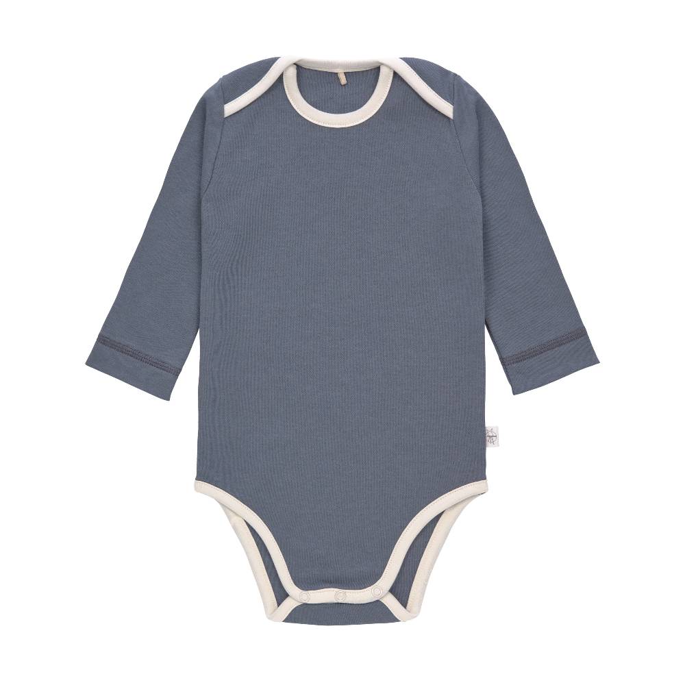Lässig Baby Body (2er Set) langarm - Bio Baumwolle, Blau Hotsell
