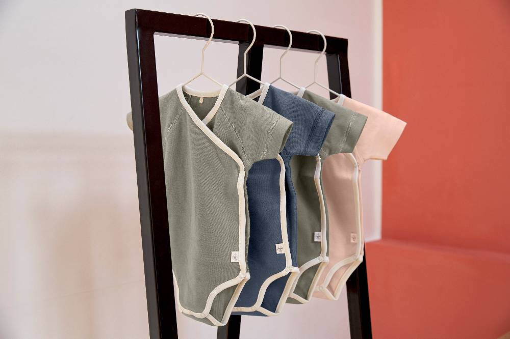 Lässig Baby Body (2er Set) langarm - Bio Baumwolle, Blau Hotsell