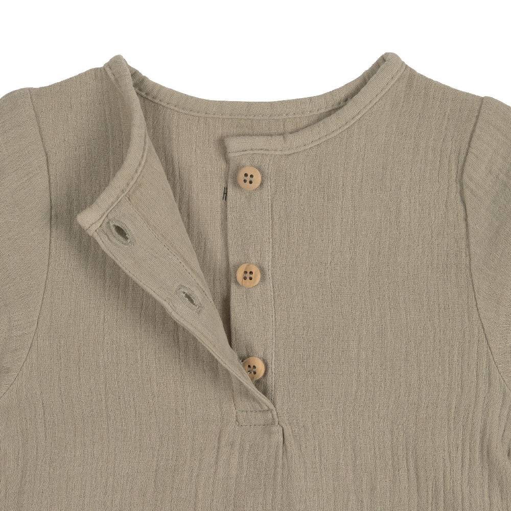 Lässig Baby Langarmshirt - Bio Baumwolle, Oliv Versandkostenfrei