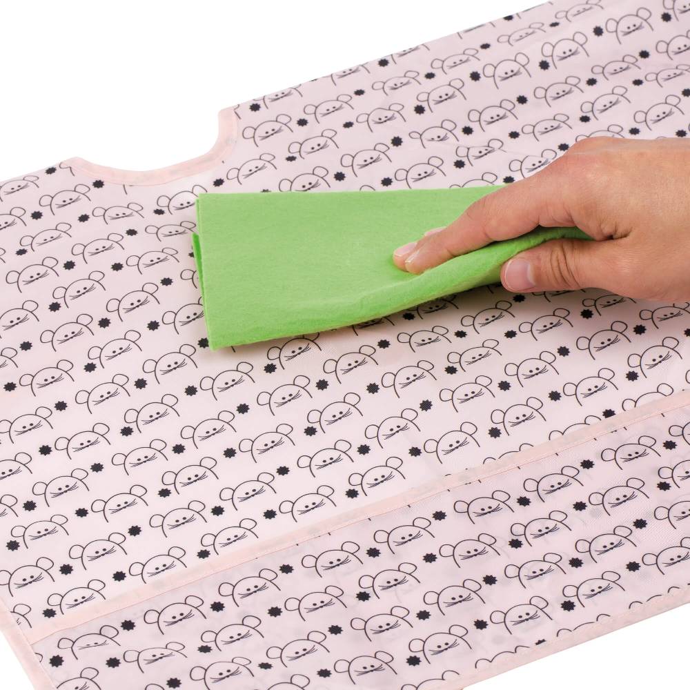 Lässig Ärmellätzchen - Bib Long Sleeve, Little Chums Mouse Flash Sale
