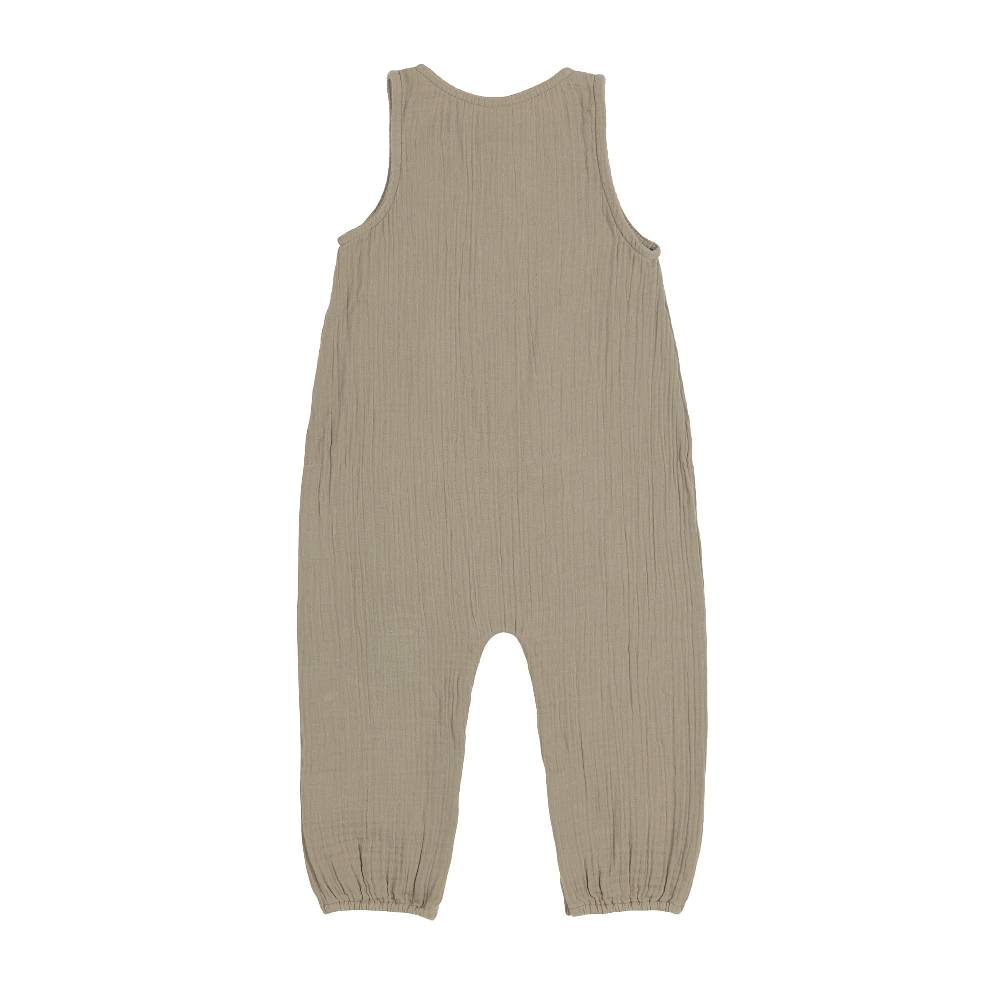 Lässig Baby Jumpsuit - Bio Baumwolle, Oliv Osterangebot