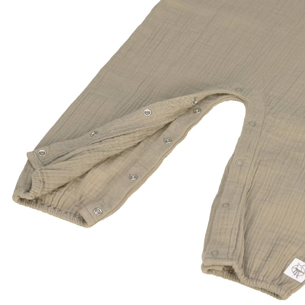 Lässig Baby Jumpsuit - Bio Baumwolle, Oliv Osterangebot