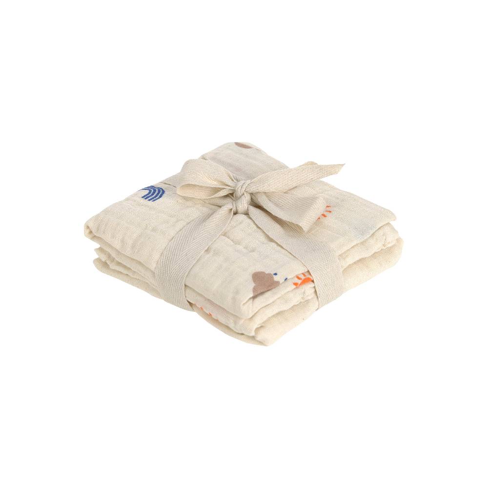 Lässig Mulltücher 2er Set M - Nature, Beige Muttertagsangebot