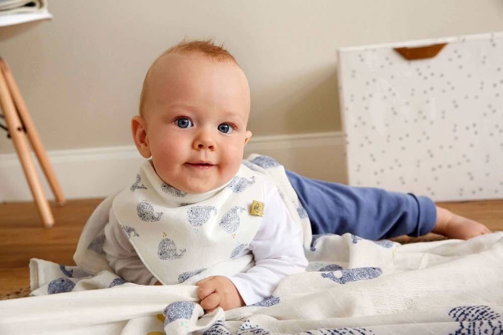 Lässig Dreieckstuch Baby - Bandana, Little Water Whale Top Angebot