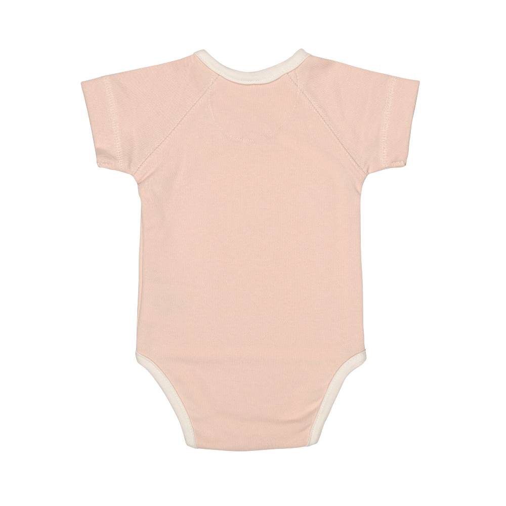 Lässig Baby Wickelbody (2er Set) kurzarm - Bio Baumwolle, Rosa Oliv Exklusive Angebote