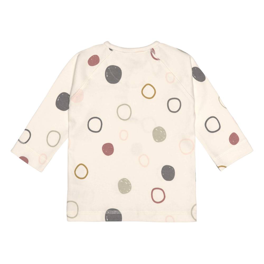 Lässig Baby Langarmshirts - Bio Baumwolle, Circles, Weiß Neuheiten