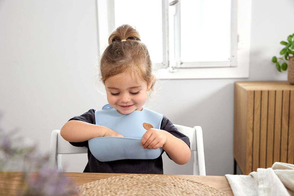 Lässig Silikon Lätzchen - Happy Rascals, Smile Wochenangebot