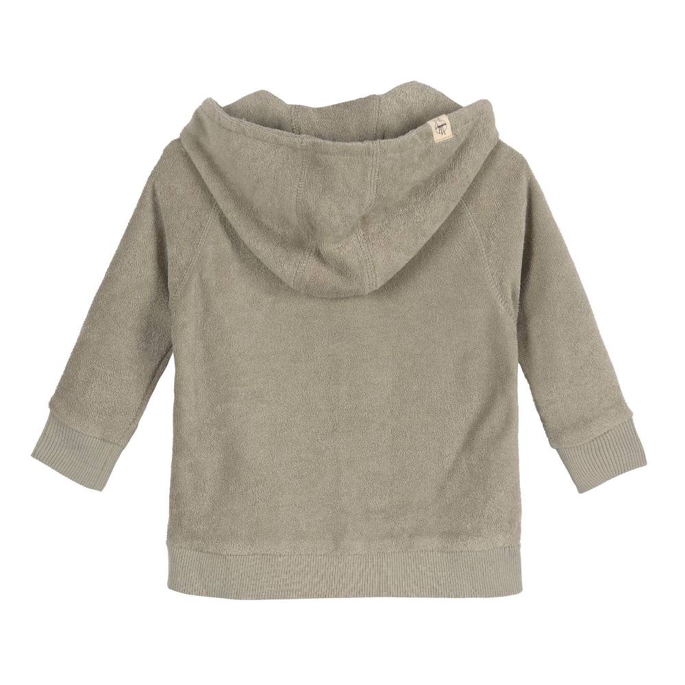 Lässig Frottee Jacke Kinder, Oliv Bis zu 55% Rabatt