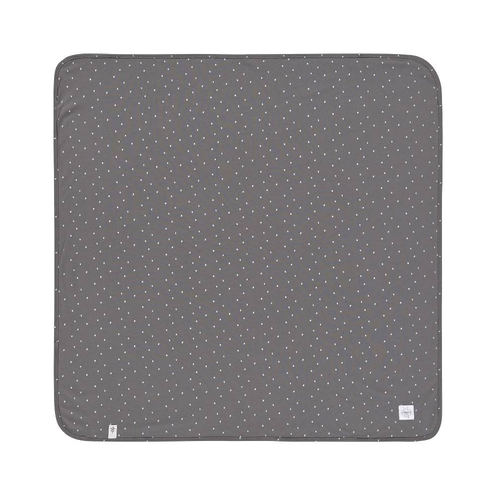 Lässig Babydecke - Bio Baumwolle, Spots Anthracite Discount Store für neue Produkte