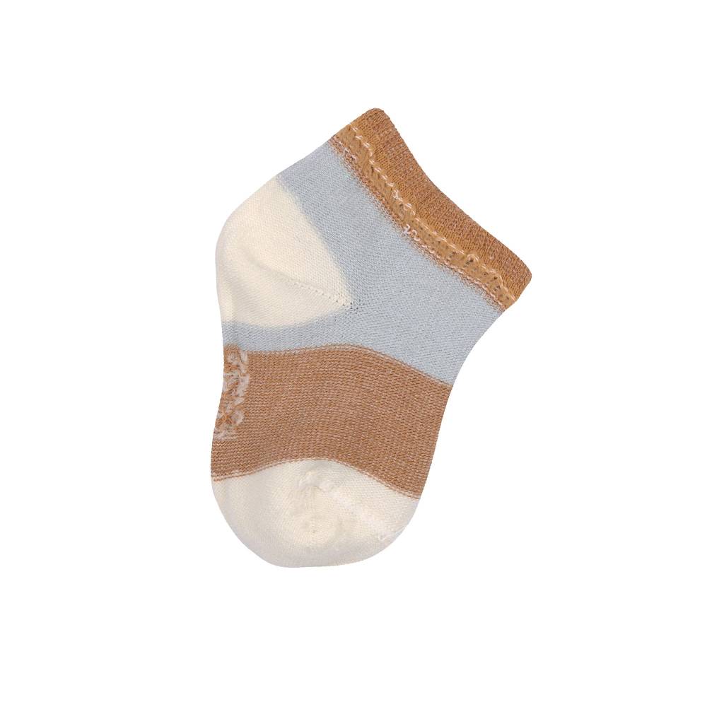 Lässig Kinder Sneaker Socken (3er-Set), Hellblau Karamell Riesige Rabatte