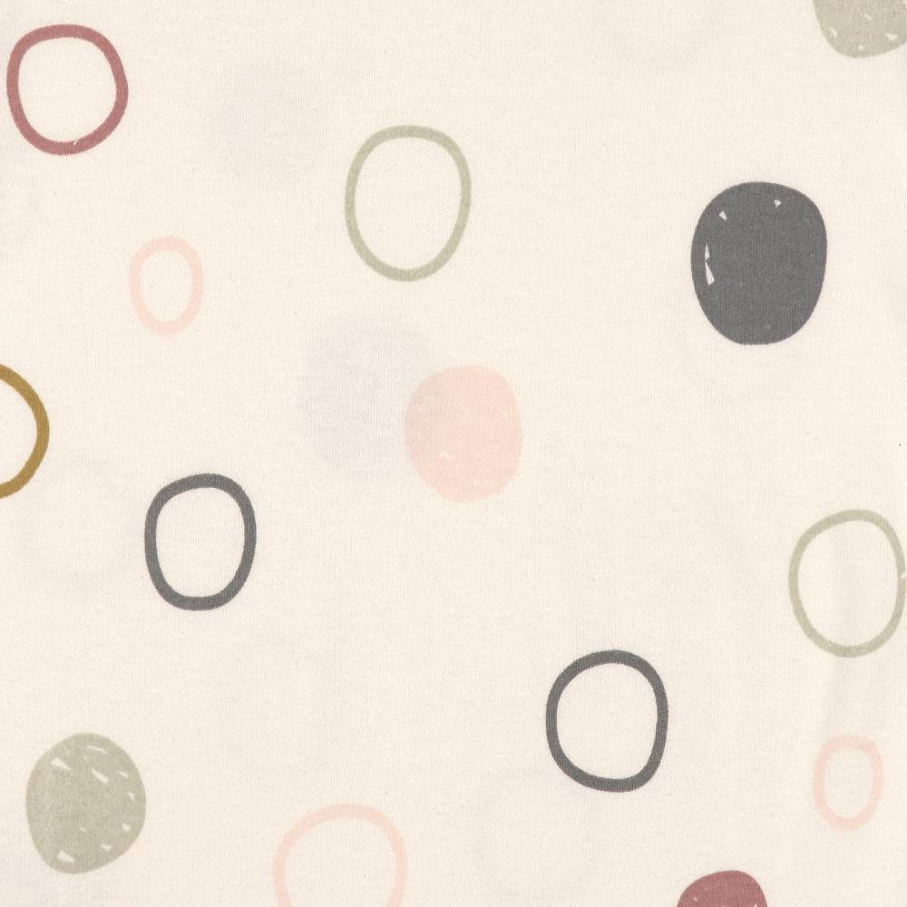 Lässig Baby Schlafanzug - Bio Baumwolle, Circles, Weiß Fabrikladen