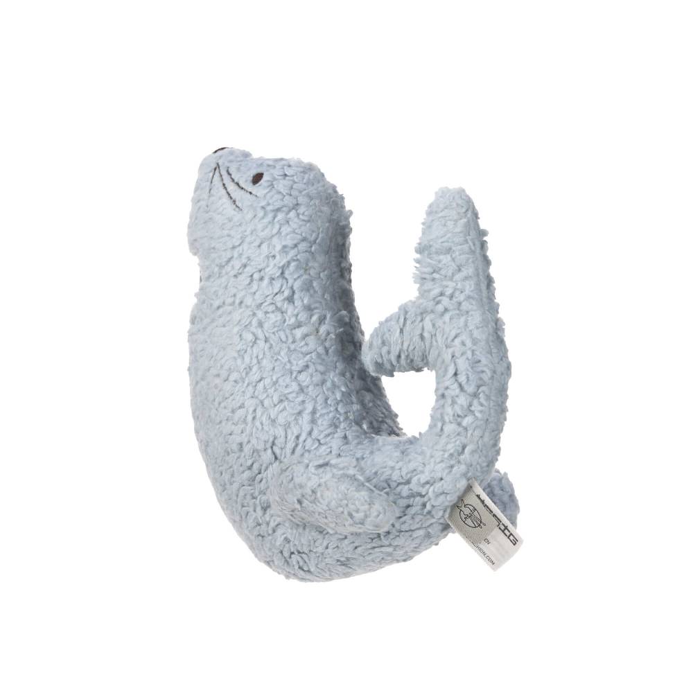 Lässig Kuscheltier mit Rassel & Knisterpapier - Knitted Toy, More Magic Seal Fabrikverkauf