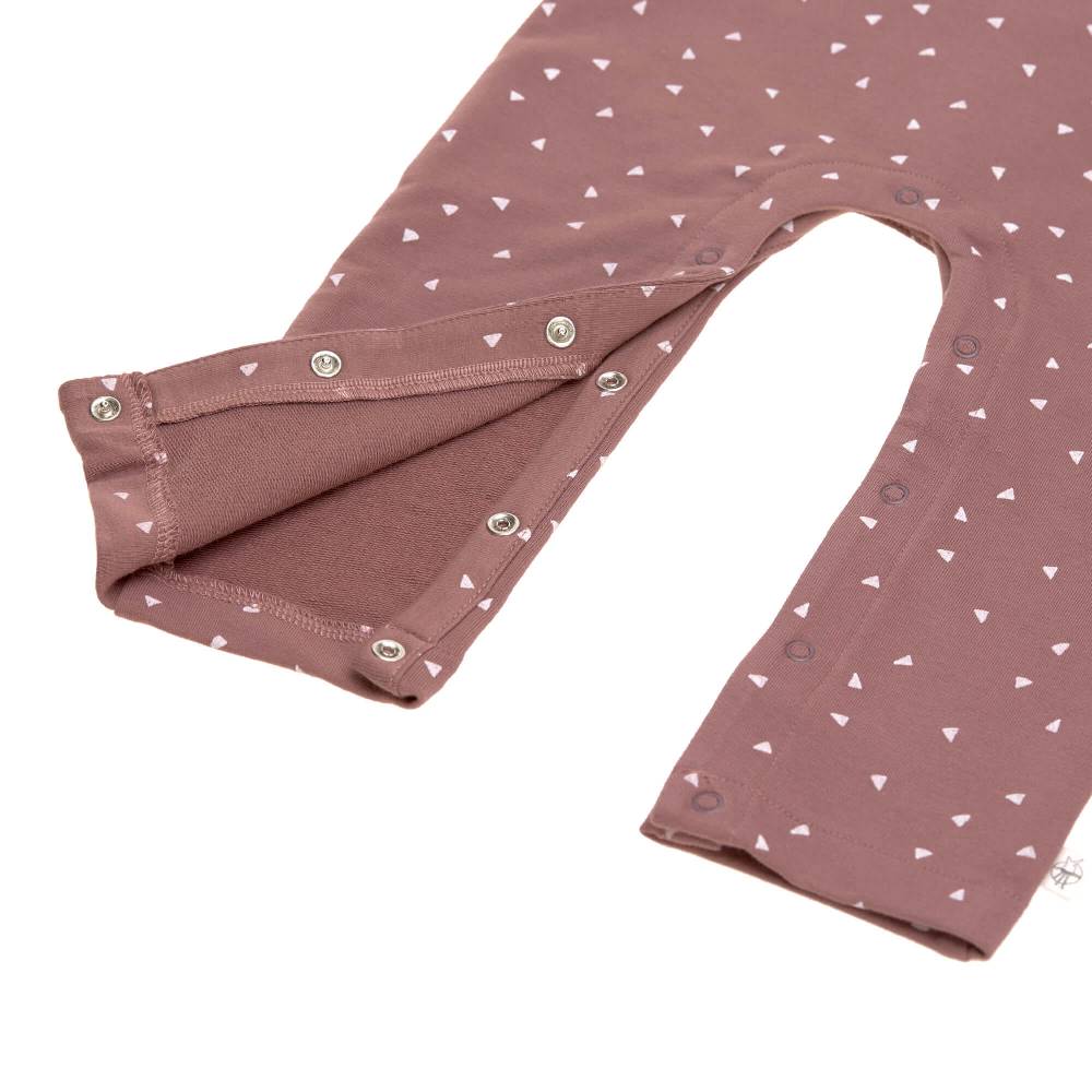 Lässig Strampler, Baby Overall - Bio Baumwolle, Triangle Cinnamon Sonderangebot