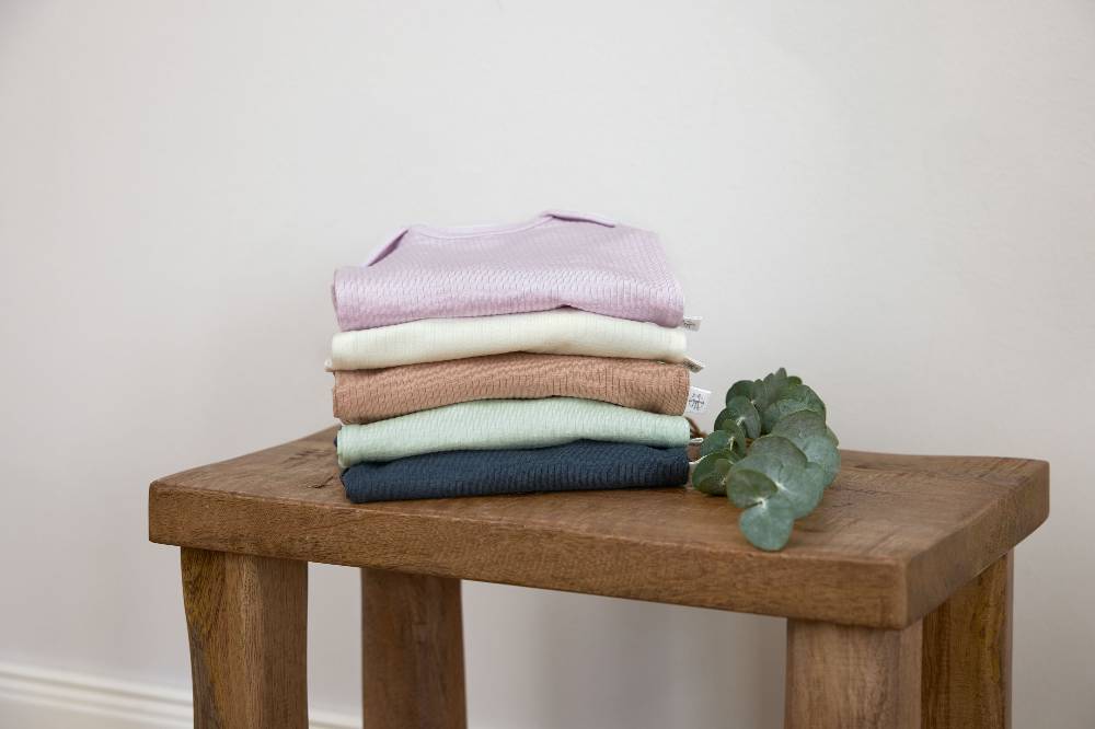 Lässig Baby Body Kurzarm - gerippt, Lila Begrenztes Angebot