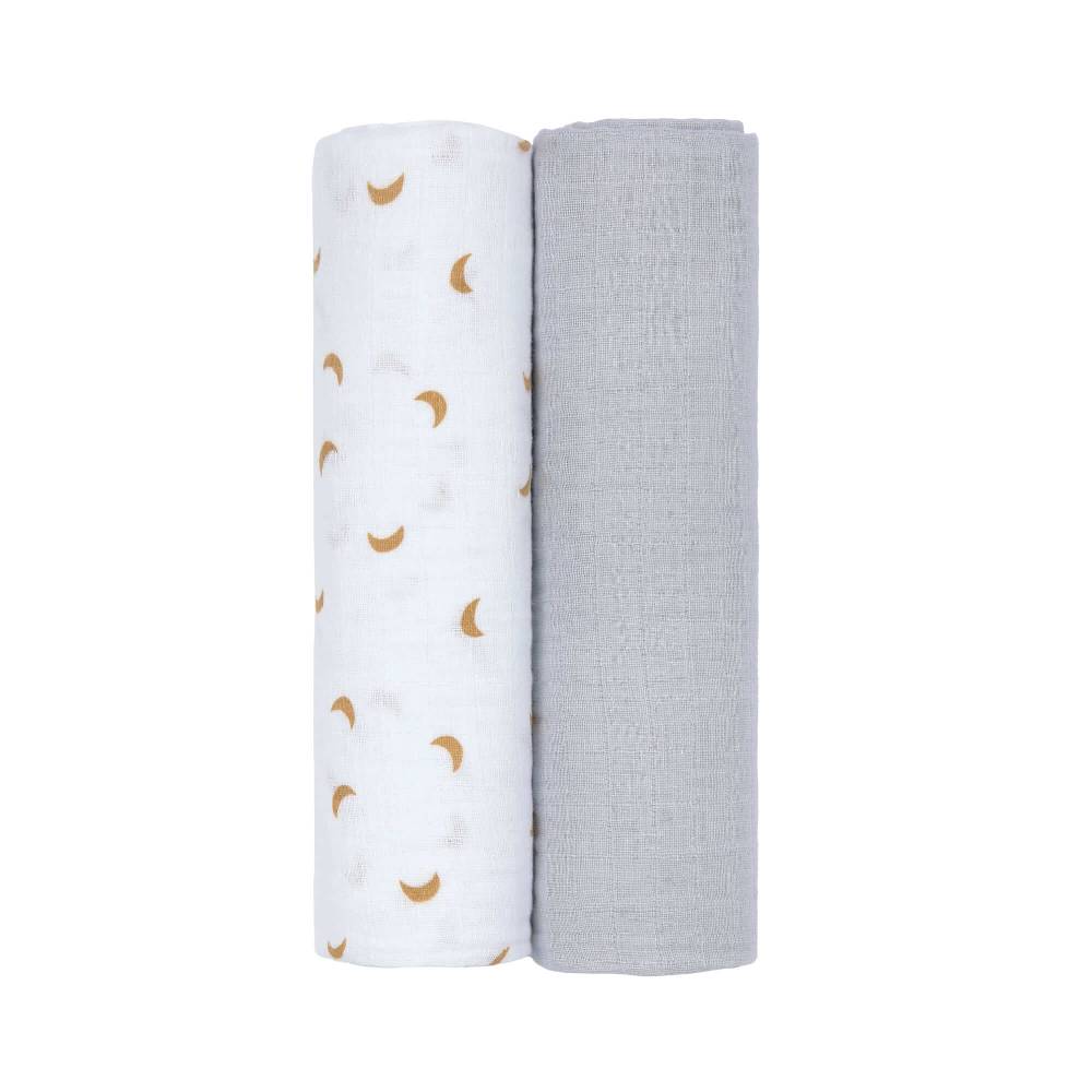 Lässig Mulltücher (2 Stk) - Swaddle & Burp Blanket XL, Adventure Traktor Osterangebot