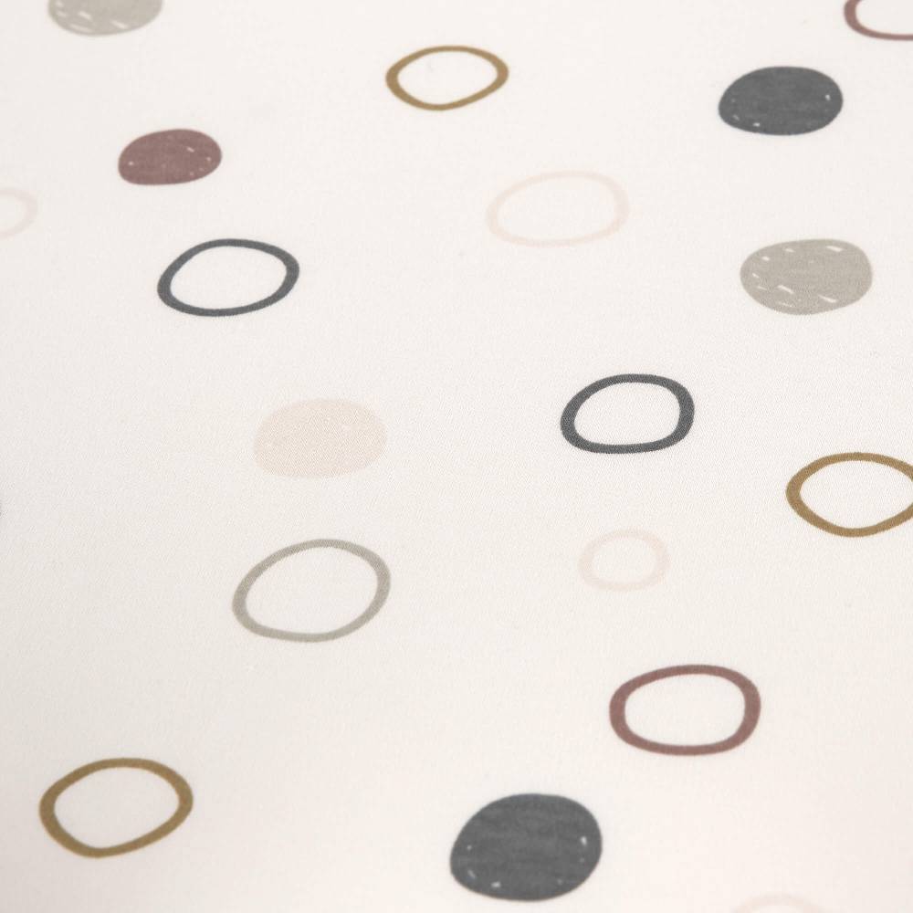 Lässig Babydecke - Bio Baumwolle, Circles Offwhite Blitzangebot