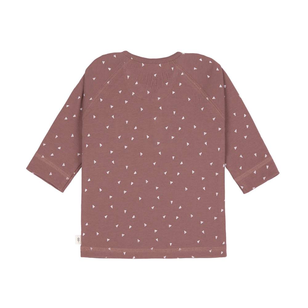 Lässig Baby Langarmshirt - Bio Baumwolle, Triangle, Cinnamon Kauf eins, bekomm eins gratis