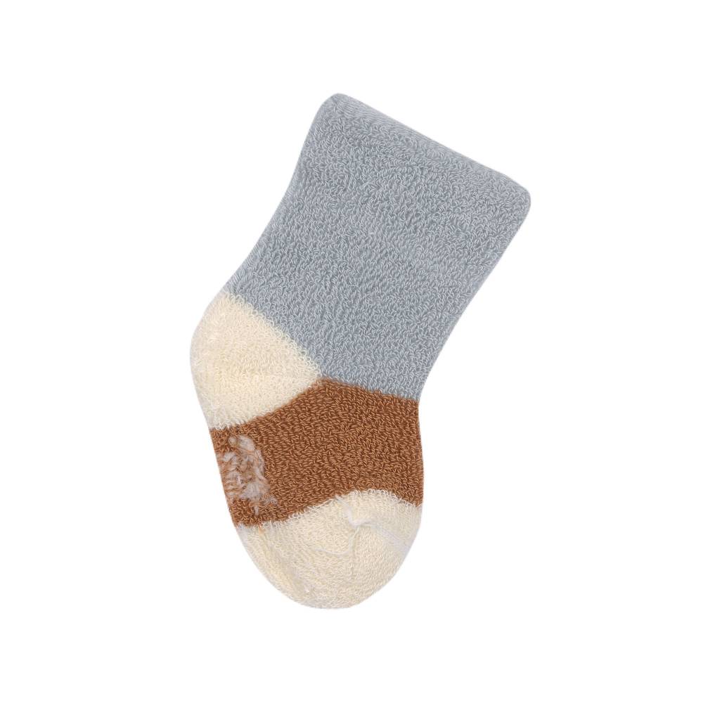 Lässig Frottee Socken Kinder (3er Set), Hellblau Karamell Letzte 3 Tage