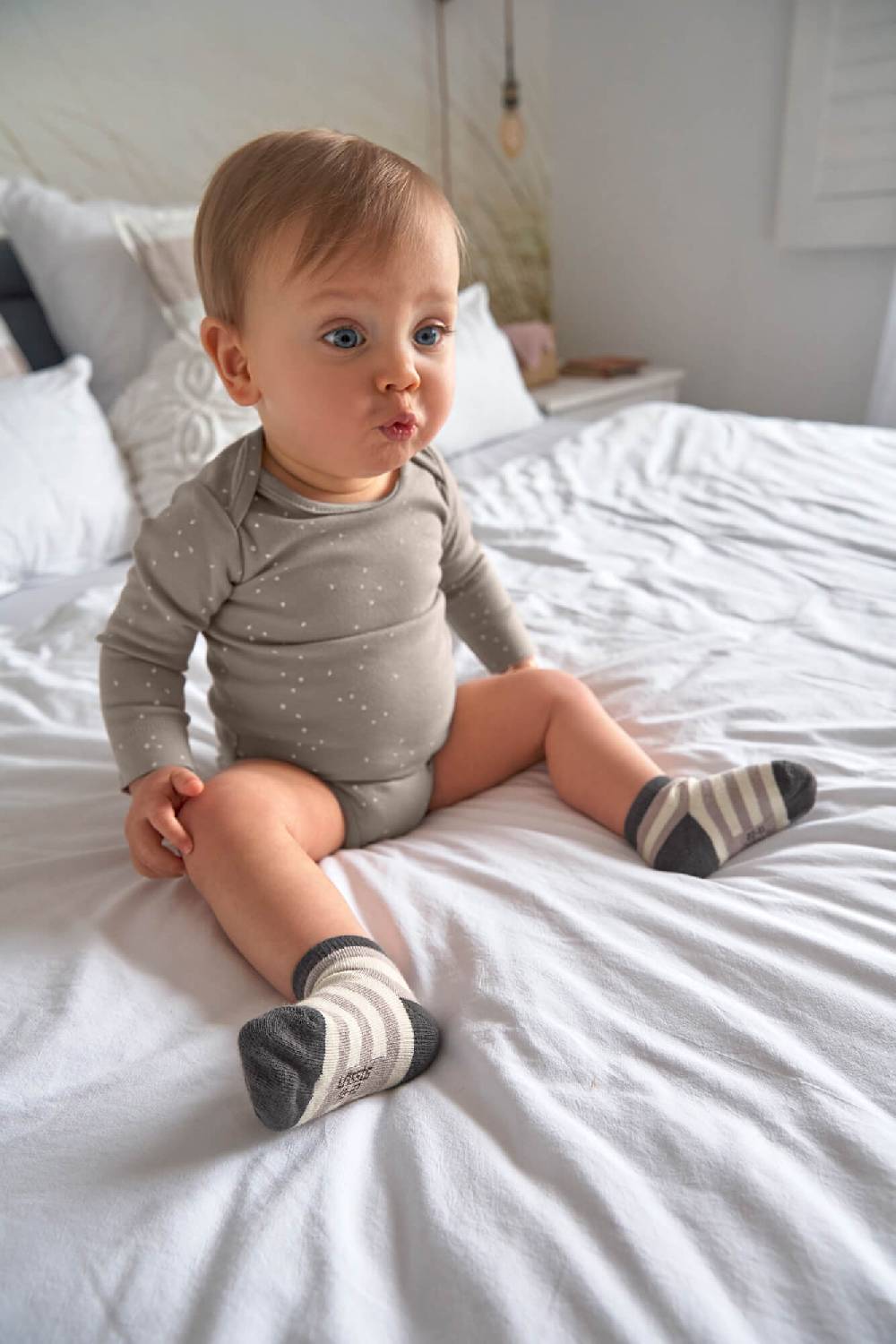Lässig Kinder Socken 3er-Set, Anthrazit Taupe Neueste Stile