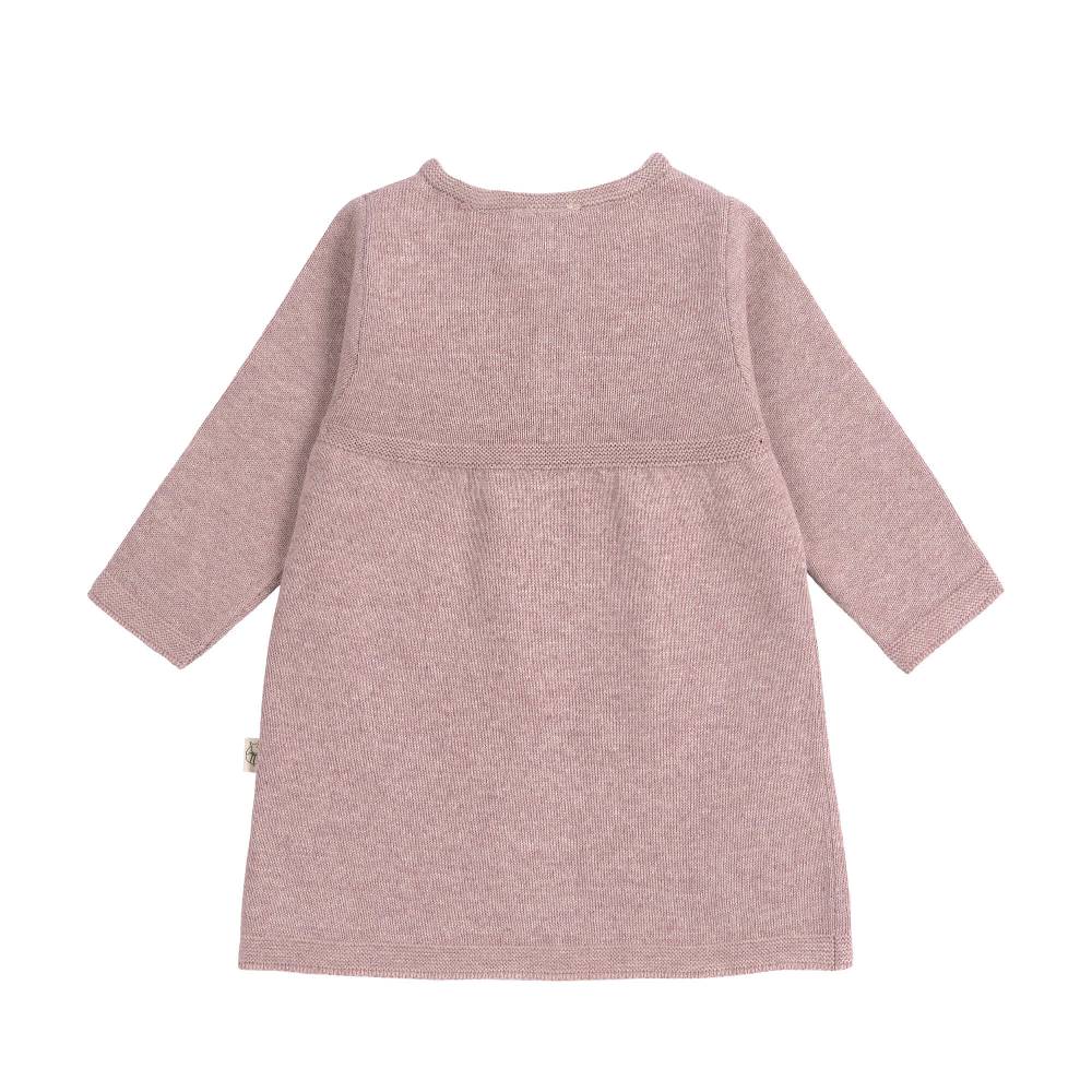 Lässig Babykleid - Strick Bio-Baumwolle, Rosa Letzte 2 Tage