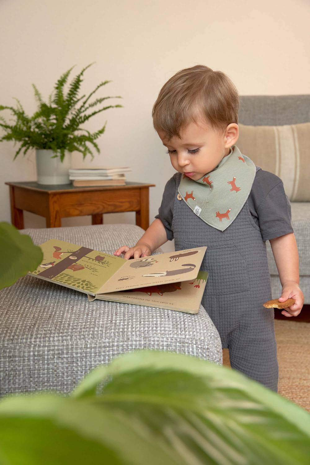 Lässig Dreieckstuch Baby (2 Stk) - Bandana, Little Forest Fuchs Rabatte dieses Monats