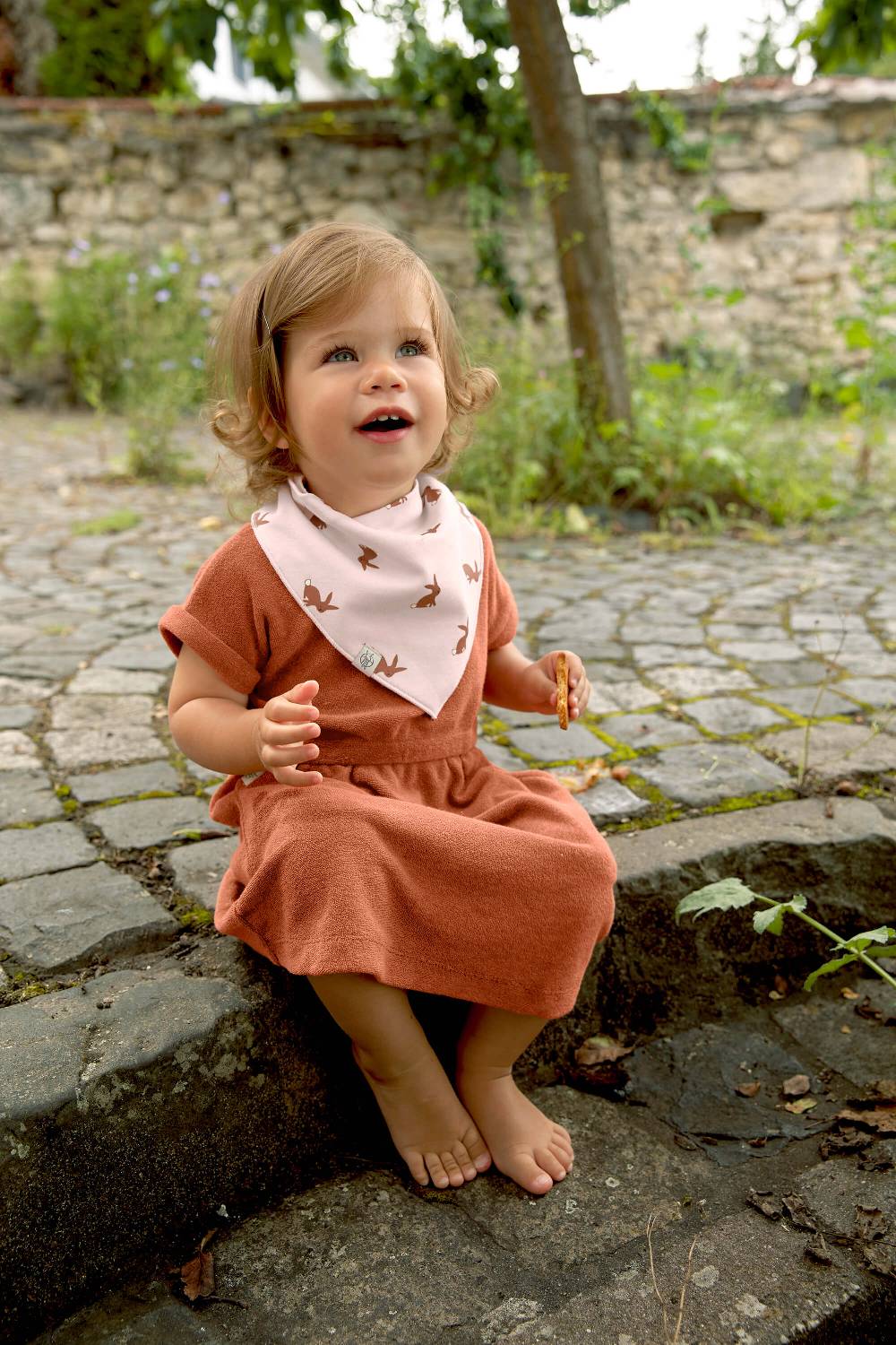 Lässig Dreieckstuch Baby (2 Stk) - Bandana, Little Forest Hase 2025