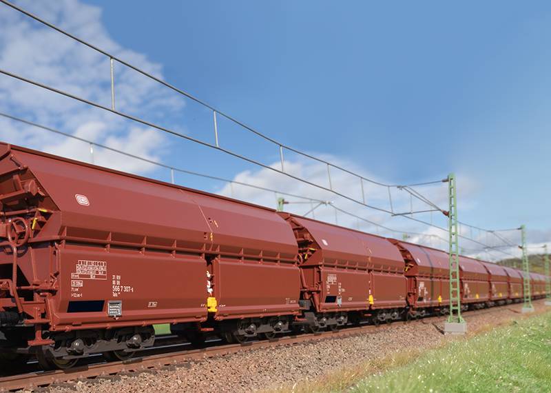 Märklin Display Schwenkdachwagen Bauart Tals 968 Neuheiten