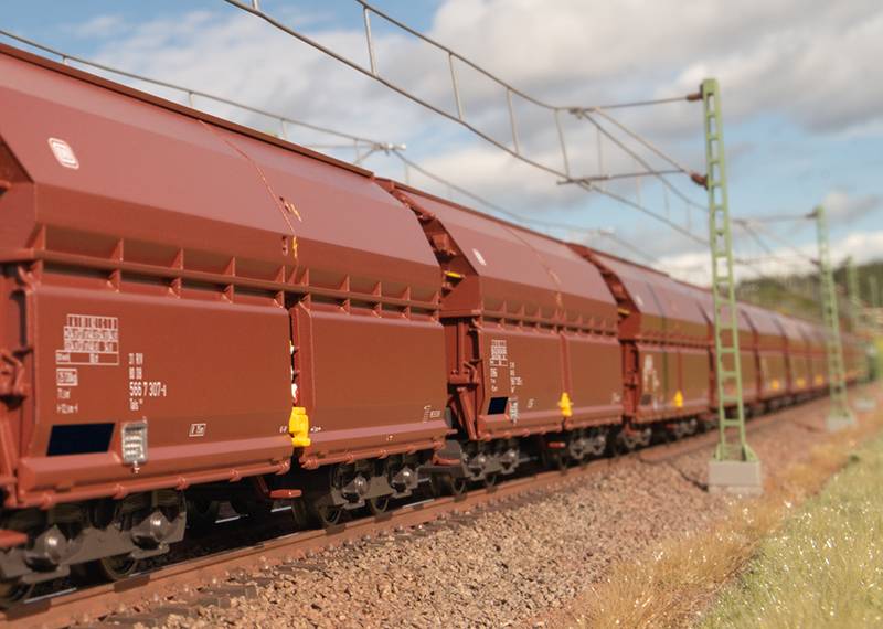Märklin Display Schwenkdachwagen Bauart Tals 968 Neuheiten