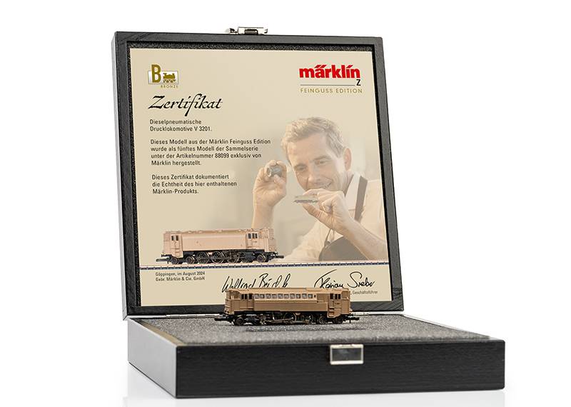 Märklin Dieselpneumatische Drucklokomotive V 3201 Fabrikladen