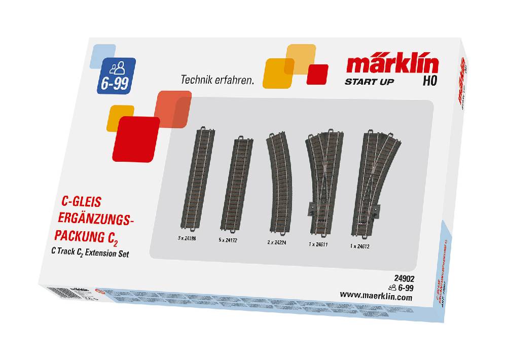 Märklin Märklin Start up - C-Gleis-Ergänzungspackung C2 Limitierter Zeitrabatt