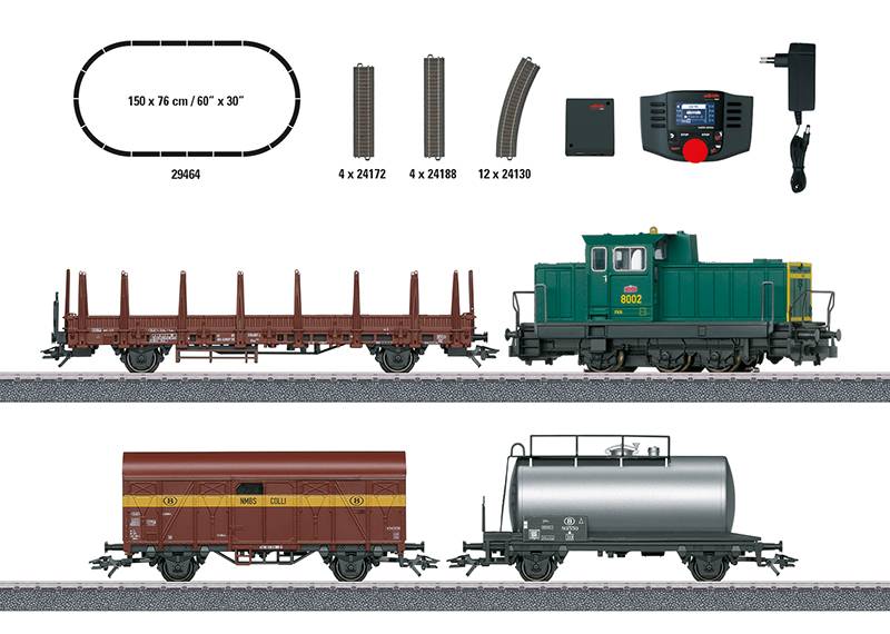 Märklin Digital-Startpackung "Belgischer Güterzug mit Serie 8000" Schlussverkauf