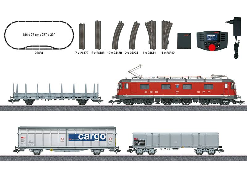 Märklin Digital-Startpackung "Schweizer Güterzug mit Re 620" Meist gekauft