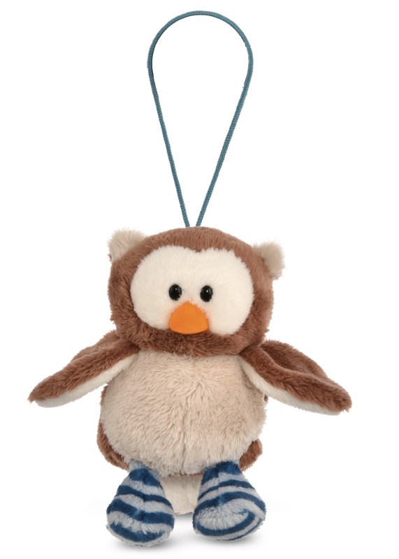 NICI Wendekuscheltier Eule Oscar blau mit Loop NICI GREEN Jubiläumsangebot