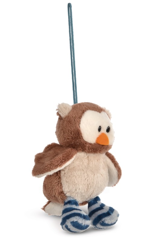 NICI Wendekuscheltier Eule Oscar blau mit Loop NICI GREEN Jubiläumsangebot