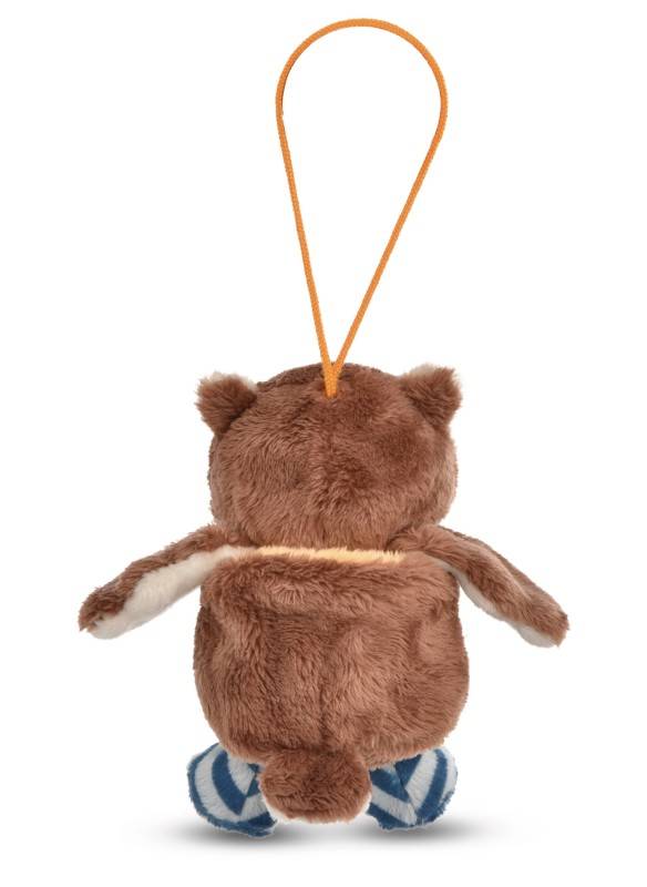 NICI Wendekuscheltier Eule Oscar gelb mit Loop NICI GREEN Lagerräumung