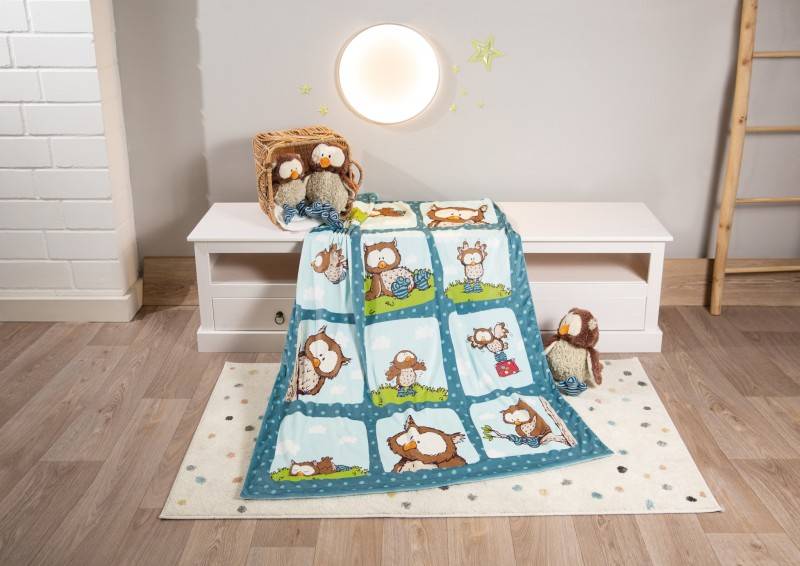 NICI Plüschdecke Eule Oscar Online Outlet