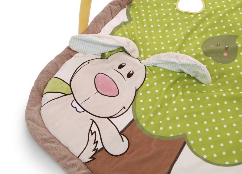 NICI 3-D Activity-Decke Hase und Eule mit Spielkissen und Spielbogen Blitzangebot