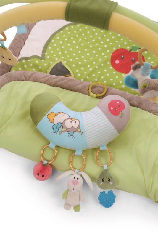 NICI 3-D Activity-Decke Hase und Eule mit Spielkissen und Spielbogen Blitzangebot