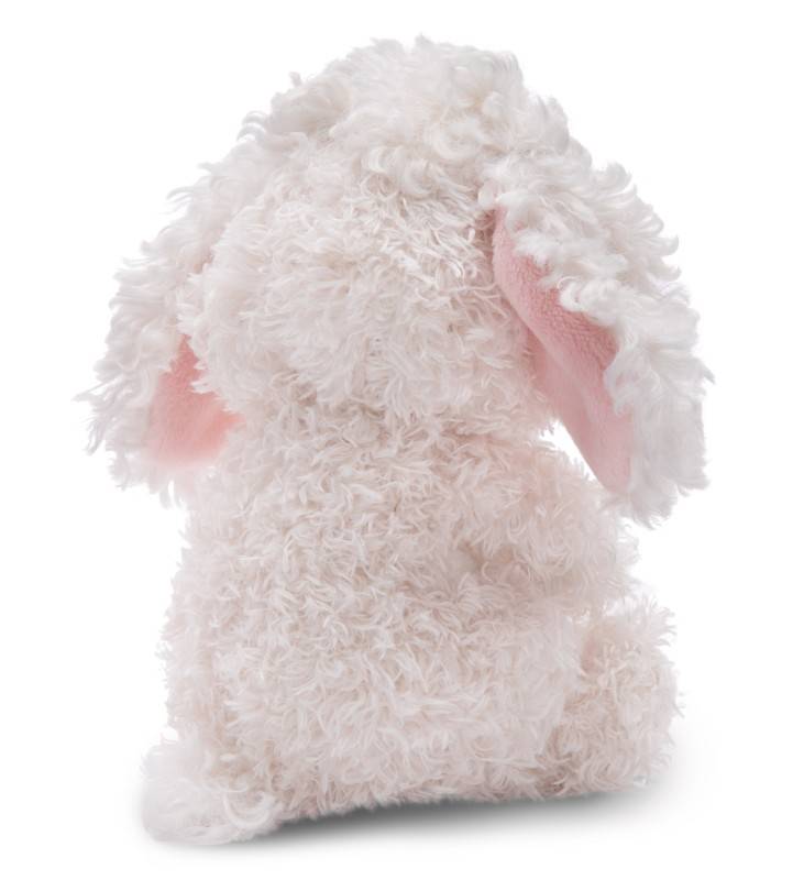 NICI Kuscheltier Sleeping Pets weißer Pudel 12cm im Körbchen NICI GREEN Black Friday